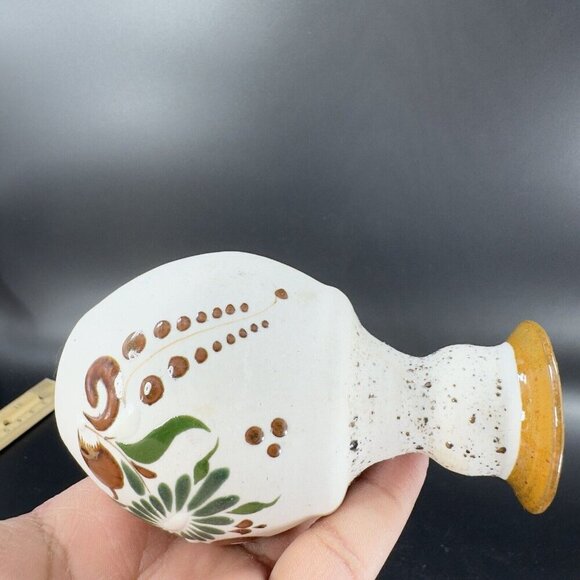 Mexico Folk Art Pottery Vase Tonala Talavera Ceramic Hand Painted Stoneware VTG - Picture 16 of 16